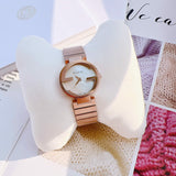 Gucci G Interlocking Mother of Pearl Dial Rose Gold Steel Strap Watch For Women - YA133515 Authentic Buy Shop Now