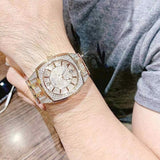 Bulova Phantom Crystal Silver Dial Two Tone Steel Strap Watch for Men - 98B323 Authentic Buy Shop Now