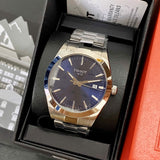Tissot Gentleman Blue Dial Silver Steel Strap Watch For Men - T127.410.11.041.00 Authentic Buy Shop Now