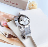 Gucci G Interlocking Silver Dial Silver Steel Strap Watch For Women - YA133503 Authentic Buy Shop Now