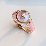 Versace Palazzo Empire Pink Dial Pink Leather Strap Watch for Women - VCO030017 Authentic Buy Shop Now