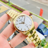 Tissot T Classic PR 100 Quartz White Dial Gold Steel Strap Watch for Men - T101.410.33.031.00 Authentic Buy Shop Now