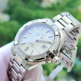 Tag Heuer Aquaracer Automatic White Dial Silver Steel Strap Watch for Men - WAY2111.BA0928 Authentic Buy Shop Now