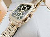 Fossil Inscription Multifunction Black Dial Gold Steel Strap Watch for Men - BQ2656 Authentic Buy Shop Now