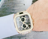 Fossil Inscription Multifunction Black Dial Gold Steel Strap Watch for Men - BQ2656 Authentic Buy Shop Now