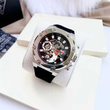 Guess Third Grear Multi Function Black Dial Black Rubber Strap Watch for Men- GW0334G1 Authentic Buy Shop Now