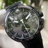 Tissot T Race Cycling Chronograph Black Dial Black Rubber Strap Watch For Men - T111.417.37.441.03 Authentic Buy Shop Now