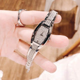 Bulova Crystal Collection Silver Dial Silver Steel Strap Watch for Women - 96L235 Authentic Buy Shop Now