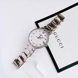 Bulova Crystal Collection Mother of Pearl Dial Silver Steel Strap Watch for Women - 96L263 Authentic Buy Shop Now
