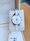 Calvin Klein Rebel White Dial White Leather Strap Watch for Women - K8P231L6 Authentic Buy Shop Now