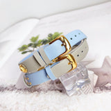Versace Medusa Lock Icon Quartz White Dial Blue Leather Strap Watch for Women - VEDW00419 Authentic Buy Shop Now