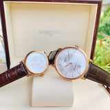 Tissot T Classic Carson Premium White Dial Brown Leather Strap Watch for Women - T122.207.36.031.00 Authentic Buy Shop Now