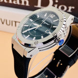 Salvatore Ferragamo F-80 Black Dial Black Rubber Strap Watch For Men - SFHY01322 Authentic Buy Shop Now