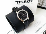 Tissot Le Locle Automatic Lady Black Dial Black Leather Strap Watch for Women - T41.1.123.57 Authentic Buy Shop Now