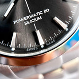 Tissot Gentleman Powermatic 80 Silicium Black Dial Silver Steel Strap Watch For Men - T127.407.11.061.01 Authentic Buy Shop Now