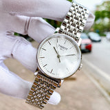 Tissot T Classic Everytime Large White Dial Silver Steel Strap Watch for Men - T109.610.11.031.00 Authentic Buy Shop Now