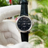 Tissot Le Locle Automatic Lady Black Dial Black Leather Strap Watch for Women - T41.1.123.57 Authentic Buy Shop Now