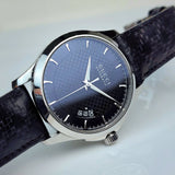 Gucci G Timeless Quartz Black Dial Black Leather Strap Watch for Men - YA126413 Authentic Buy Shop Now