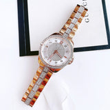 Bulova Crystal Collection Silver Dial Rose Gold Steel Strap Watch for Women - 98L229 Authentic Buy Shop Now