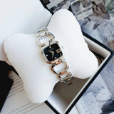 Gucci G Diamonds Black Dial Silver Steel Strap Watch For Women - YA125509 Authentic Buy Shop Now