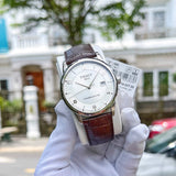 Tissot Luxury Powermatic 80 Silver Dial Brown Leather Strap Watch For Men - T086.407.16.037.00 Authentic Buy Shop Now
