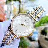Tissot Everytime Medium White Dial Two Tone Mesh Bracelet Watch For Men - T109.410.22.031.00 Authentic Buy Shop Now