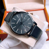 Calvin Klein City Quartz Black Dial Black Leather Strap Watch for Men - K2G2G4CX Authentic Buy Shop Now