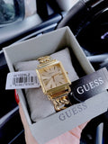 Guess Vanity Gold Dial Gold Steel Strap Watch for Women - W1029L2 Authentic Buy Shop Now