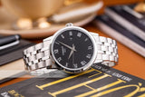 Tissot T Classic Dream Black Dial Silver Steel Strap Watch for Men - T033.410.11.053.01 Authentic Buy Shop Now