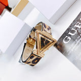 Guess Fame Quartz Animal Print Dial Multicolor Leather Strap Watch For Women - GW0504L3 Authentic Buy Shop Now