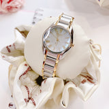 Tissot T Wave Mother of Pearl Dial Two Tone Steel Strap Watch for Women - T023.210.22.117.00 Authentic Buy Shop Now