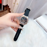 Guess Headline Chronograph Grey Dial Black Rubber Strap Watch for Men - GW0571G1 Authentic Buy Shop Now