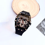 Guess Phoenix Multifunction Black Dial Black Silicone Strap Watch For Men - GW0203G8 Authentic Buy Shop Now