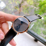Calvin Klein Posh Black Dial Black Leather Strap Watch for Men - K8Q316C3 Authentic Buy Shop Now