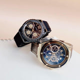 Guess Poseidon Chronograph Black Dial Black Silicone Strap Watch For Men - GW0425G1 Authentic Buy Shop Now