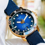 Tissot Seastar 1000 Powermatic 80 Blue Dial Blue Nylon Strap Watch for Men - T120.407.37.041.00 Authentic Buy Shop Now