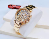 Guess Solstice Diamonds Gold Dial Gold Steel Strap Watch for Women - GW0403L2 Authentic Buy Shop Now