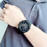 Guess Momentum Black Dial Black Rubber Strap Watch for Men - GW0263G4 Authentic Buy Shop Now