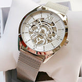 Guess Tailor Multifunction Silver Dial Silver Mesh Bracelet Watch for Men - GW0368G1 Authentic Buy Shop Now