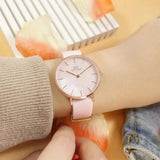 Daniel Wellington Petite Mother of Pearl Pink Dial Pink Nylon Strap Watch For Women - DW00100512 Authentic Buy Shop Now