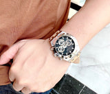 Guess Continental Multifunction Black Dial Brown Leather Strap Watch for Men - GW0262G1 Authentic Buy Shop Now