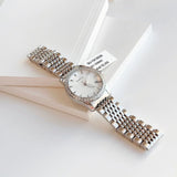 Gucci G Timeless Diamonds Mother of Pearl Dial Silver Steel Strap Watch For Women - YA126506 Authentic Buy Shop Now