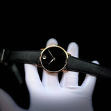 Movado Museum Classic Black Dial Black Leather Strap Watch for Men - 0607196 Authentic Buy Shop Now