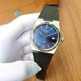 Tissot PRX Blue Dial Black Rubber Strap Watch For Men - T137.410.17.041.00 Authentic Buy Shop Now