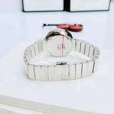 Movado Edge Silver Dial Silver Steel Strap Watch for Women - 3680012 Authentic Buy Shop Now