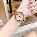 Movado Edge Rose Gold Dial Rose Gold Steel Strap Watch for Women - 3680013 Authentic Buy Shop Now