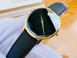 Movado Museum Classic Black Dial Black Leather Strap Watch for Men - 0607196 Authentic Buy Shop Now