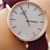Tissot T Classic Everytime Medium White Dial Two Tone NATO Strap Watch for Men - T109.410.38.031.00 Authentic Buy Shop Now