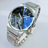 Salvatore Ferragamo Sapphire Chrono Blue Dial Silver Steel Strap Watch for Men - SFME01123 Authentic Buy Shop Now