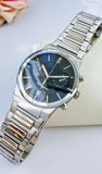 Salvatore Ferragamo Sapphire Chrono Blue Dial Silver Steel Strap Watch for Men - SFME01123 Authentic Buy Shop Now